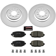 Power Stop 14-19 Jeep Cherokee Rear Z17 Evolution Geomet Coated Brake Kit | CRK6542