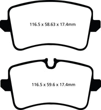 Load image into Gallery viewer, EBC 11 Audi A6 2.0 Turbo Yellowstuff Rear Brake Pads Brake Pads - Performance EBC   
