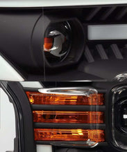 Load image into Gallery viewer, AlphaRex 15-17 Ford F-150 LUXX LED Projector Headlights Plank Style Black w/Activ Light/DRL Headlights AlphaRex
