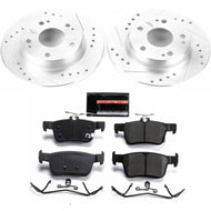 Power Stop 16-19 Honda Civic Rear Z23 Evolution Sport Brake Kit Brake Kits - Performance D&S PowerStop   