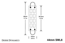 Load image into Gallery viewer, Diode Dynamics 44mm SML8 LED Bulb - Red Set of 4 Bulbs Diode Dynamics   
