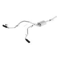 Borla 14-18 GMC Sierra 1500 5.3L Reg Cab 78.8in Bed 2.75 to 2.25in Atak Catback (Black Chrome Tip) Catback Borla
