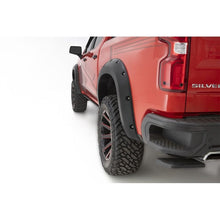 Load image into Gallery viewer, Bushwacker 19-21 Chevrolet Silverado 1500 Pocket Style Flares 4pc - Black Fender Flares Bushwacker
