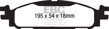 Load image into Gallery viewer, EBC 13+ Ford Taurus 2.0 Turbo Redstuff Front Brake Pads Brake Pads - Performance EBC   
