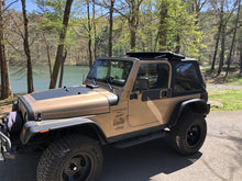 Load image into Gallery viewer, Rampage 18-21 Jeep Wrangler (JL) Unlimited Frameless TrailView Fastback Soft Top Kit - Black Diamond Soft Tops Rampage
