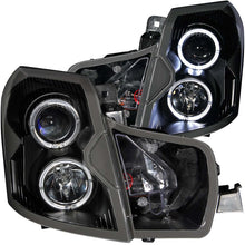 Load image into Gallery viewer, ANZO 2003-2007 Cadillac Cts Projector Headlights w/ Halo Black Headlights ANZO
