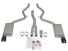 Load image into Gallery viewer, aFe MACHForce XP Exhausts Cat-Back SS-304 EXH w/ Black Tips 15-16 Ford Mustang EcoBoost 2.3L (t) Catback aFe
