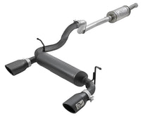 Load image into Gallery viewer, aFe Rebel Series 2.5in 409 SS Cat-Back Exhaust System w/ Black Tips Jeep Wrangler (JL) 2018 V6 3.6L Catback aFe
