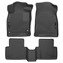 Load image into Gallery viewer, Husky Liners 2016 Honda Civic (4DR) WeatherBeater Combo Black Floor Liners Floor Mats - Rubber Husky Liners
