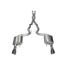 Load image into Gallery viewer, Corsa 15-17 Ford Mustang GT Coupe 5.0L 3in Xtreme Cat-Back Exhaust Dual Rear Exit w/ Gun Metal Tips Catback CORSA Performance
