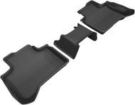 3D MAXpider 2018-2020 BMW X3 (G01)/X4 (G02) Kagu 2nd Row Floormats - Black Floor Mats - Rubber 3D MAXpider   