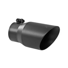 Load image into Gallery viewer, MBRP Tip 3in Round x 4in Inlet OD Dual Walled Angled Black Tip - Fits all 3in Exhausts Tips MBRP
