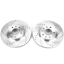 Load image into Gallery viewer, Power Stop 06-12 Ford Fusion Front Evolution Drilled &amp; Slotted Rotors - Pair Brake Rotors - Slot &amp; Drilled PowerStop   
