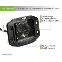 Load image into Gallery viewer, DV8 Offroad Elite Series 3in Cube LED Light 40W Spot 3W LED Light Bars &amp; Cubes DV8 Offroad
