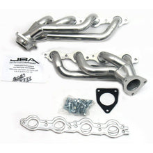 Load image into Gallery viewer, JBA 02-13 GM Truck 4.8L/5.3L LS Silver Ctd Cat4Ward Header Headers &amp; Manifolds JBA
