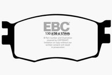 Load image into Gallery viewer, EBC 06-11 Hyundai Accent 1.6 Greenstuff Front Brake Pads Brake Pads - Performance EBC   
