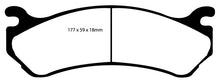 Load image into Gallery viewer, EBC 02 Cadillac Escalade 5.3 (Akebono rear caliper) Yellowstuff Front Brake Pads Brake Pads - Performance EBC   
