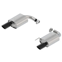 Load image into Gallery viewer, Borla Atak S Rear Section 15-17 Ford Mustang GT 5.0L V8 MT/AT 2.5in pipe 4in tip (Black Chrome) Catback Borla
