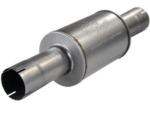 Load image into Gallery viewer, aFe Atlas Exhausts Mufflers Al Steel EXH Muffler 4 ID In/Out 8 Dia x 12L AL Catback aFe
