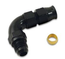 Load image into Gallery viewer, Vibrant 90 Degree 1/2in Tube to Male -8AN Flare Adapter w/ Olive Inserts Fittings Vibrant
