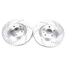Load image into Gallery viewer, Power Stop 08-14 Cadillac CTS Front Evolution Drilled &amp; Slotted Rotors - Pair Brake Rotors - Slot &amp; Drilled PowerStop
