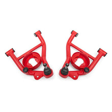 Load image into Gallery viewer, BMR 82-92 GM F-Body Non-Adj Lower A-Arms Delrin Bushings Spring Pocket - Red Control Arms BMR Suspension
