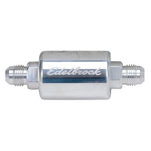 Load image into Gallery viewer, Russell Performance Polished Aluminum (3in Length 1-1/4in dia. -6 male inlet/outlet) Fuel Filters Russell
