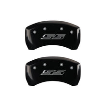Load image into Gallery viewer, MGP 4 Caliper Covers Engraved Front &amp; Rear Gen 5/SS Black finish silver ch Caliper Covers MGP
