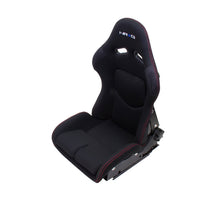 Load image into Gallery viewer, NRG FRP Bucket Seat - Reclinable (Black Cloth w/Red Stiting) Race Seats NRG

