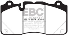 Load image into Gallery viewer, EBC 16-18 Cadillac CTS-V Redstuff Ceramic Low Dust Front Brake Pads Brake Pads - Performance EBC   

