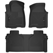 Load image into Gallery viewer, Husky Liners 19-23 Chevrolet Silverado 1500 CC X-Act Contour Front &amp; Second Seat Floor Liners Floor Mats - Rubber Husky Liners
