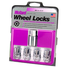 Load image into Gallery viewer, McGard Wheel Lock Nut Set - 4pk. (Cone Seat) M12X1.5 / 19mm &amp; 21mm Dual Hex / 1.46in. L - Chrome Lug Nuts McGard
