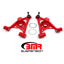 Load image into Gallery viewer, BMR 94-04 Mustang Lower Non-Adj. A-Arms (Poly) w/ Tall Ball Joint / Spring Pocket - Red Control Arms BMR Suspension
