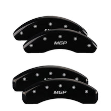 Load image into Gallery viewer, MGP 4 Caliper Covers Engraved Front &amp; Rear MGP Black Finish Silver Char 2019 Toyota CH-R Caliper Covers MGP
