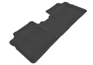 3D MAXpider 2010-2015 Toyota Prius Kagu 2nd Row Floormats - Black Floor Mats - Rubber 3D MAXpider   