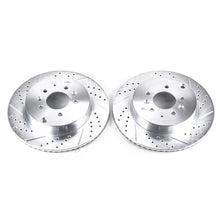 Load image into Gallery viewer, Power Stop 07-15 Mazda CX-9 Rear Evolution Drilled &amp; Slotted Rotors - Pair Brake Rotors - Slot &amp; Drilled PowerStop   
