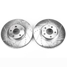 Load image into Gallery viewer, Power Stop 09-11 Audi A4 Front Evolution Drilled &amp; Slotted Rotors - Pair Brake Rotors - Slot &amp; Drilled PowerStop
