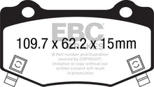 Load image into Gallery viewer, EBC 16+ Cadillac ATS-V 3.6 Twin Turbo Yellowstuff Rear Brake Pads Brake Pads - Performance EBC   
