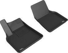 Load image into Gallery viewer, 3D MAXpider 2021 Tesla Model Y Kagu 1st Row Floormat - Black Floor Mats - Rubber 3D MAXpider   
