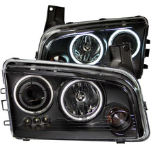 Load image into Gallery viewer, ANZO 2006-2010 Dodge Charger Projector Headlights w/ Halo Chrome (CCFL) Headlights ANZO
