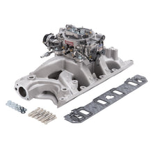 Load image into Gallery viewer, Edelbrock Manifold And Carb Kit Performer RPM Air-Gap Small Block Ford 351W Natural Finish Intake Manifolds Edelbrock
