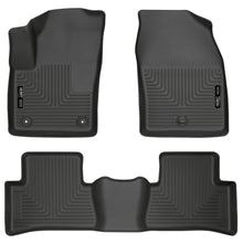 Load image into Gallery viewer, Husky Liners 2018 Toyota CH-R Weatherbeater Black Front &amp; 2nd Seat Floor Liners Floor Mats - Rubber Husky Liners
