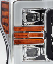 Load image into Gallery viewer, AlphaRex 17-19 Ford F-250 SD PRO-Series Proj Headlights Plank Style Chrome w/Activ Light/Seq Signal Headlights AlphaRex

