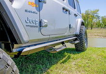 Load image into Gallery viewer, N-Fab Predator Pro Step System 2018 Jeep Wrangler JL 4 Door SUV - Tex. Black Nerf Bars N-Fab
