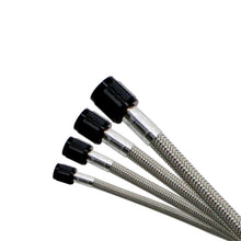 Load image into Gallery viewer, Nitrous Express 4AN 5ft Stainless Steel Braided Hose - Black Hoses Nitrous Express
