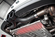 Load image into Gallery viewer, MBRP 14-19 Porsche GT3/GT3RS 3in Center Muffler Bypass 4in Tips - Black Coated Catback MBRP
