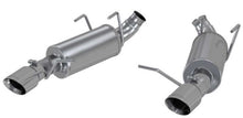 Load image into Gallery viewer, MBRP 11-14 Ford Mustang V6 3in. Dual Muffler Axle Back Split Rear Exhaust System AL Axle Back MBRP

