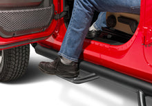 Load image into Gallery viewer, N-Fab Nerf Step 2018 Jeep Wrangler JL SUV 4 Door- Tex. Black - W2W - 3in Side Steps N-Fab

