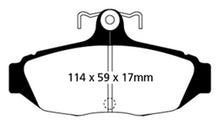 Load image into Gallery viewer, EBC 87-93 Ford Mustang 5.0 Redstuff Rear Brake Pads Brake Pads - Performance EBC   
