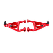 Load image into Gallery viewer, BMR 67-69 F-Body A-arms Lower, DOM Non-adjustable Polyurethane Bushings Front Bump Stops Red Control Arms BMR Suspension
